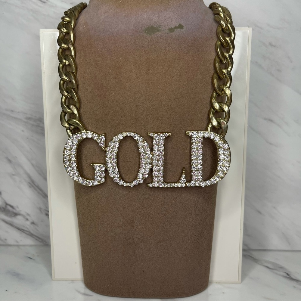 GOLD Curb Chain Necklace 👑